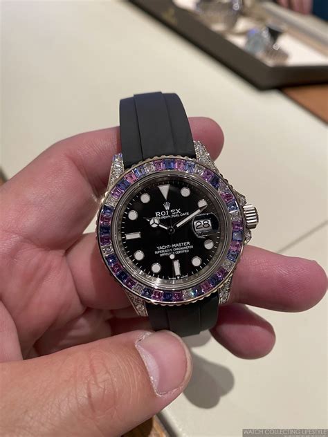 rolex yacht master cotton candy|rolex yacht master 70 hours.